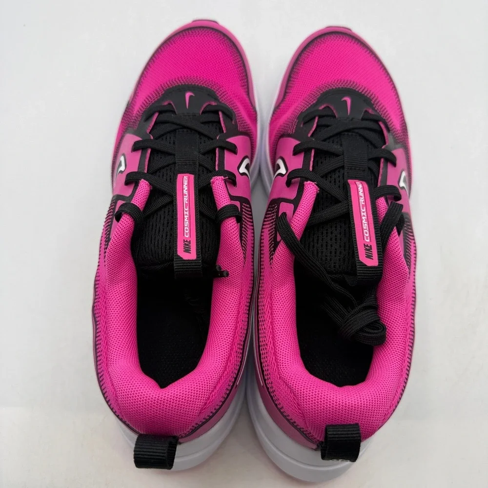 Nike Cosmic Runner Shoes Youth Size 7Y Laser Fuchsia Black Running HM4402-602